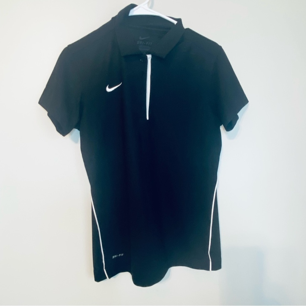 Nike Black and White Women's Top